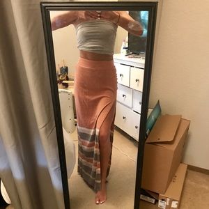 Free people maxi skirt